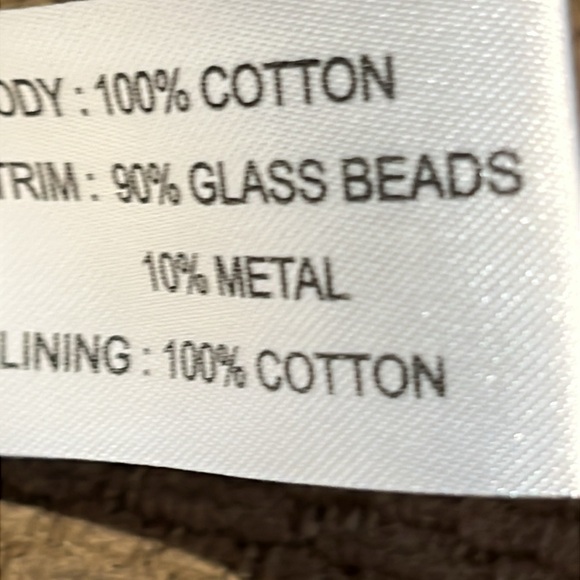 White and Orange beaded football motif Bag NWOT - Picture 5 of 8